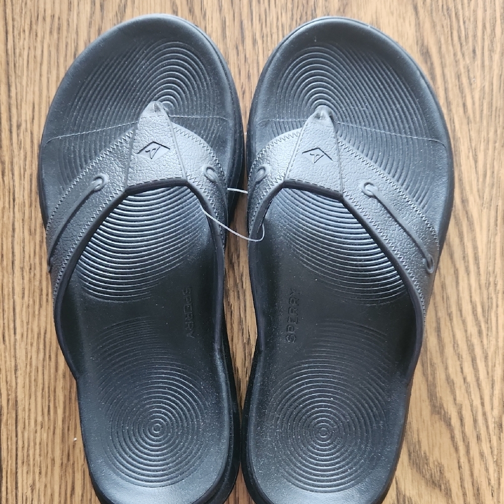 Sperry Black Sandals
